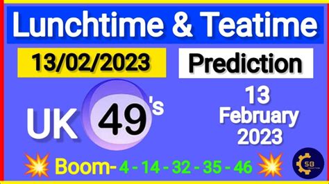 uk 49s daily prediction.